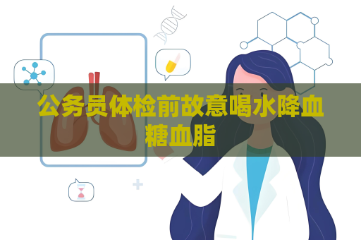 公务员体检前故意喝水降血糖血脂