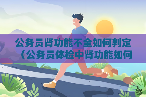 公务员肾功能不全如何判定 （公务员体检中肾功能如何判定）