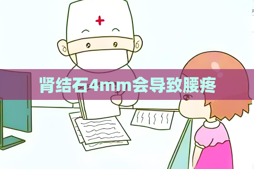 肾结石4mm会导致腰疼