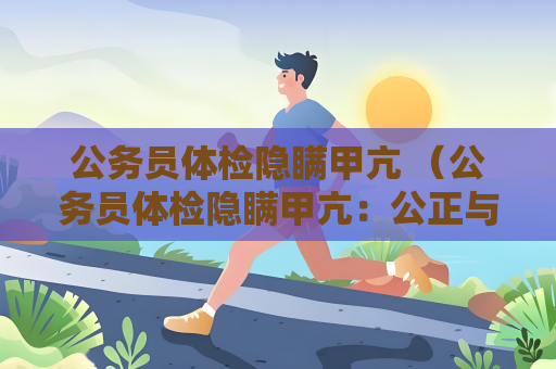 公务员体检隐瞒甲亢 （公务员体检隐瞒甲亢：公正与公平）