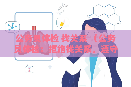 公务员体检 找关系 （公务员体检：拒绝找关系，遵守公平）
