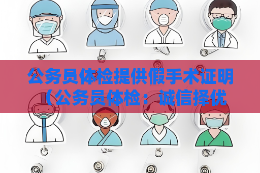 公务员体检提供假手术证明 （公务员体检：诚信择优，健康为重）