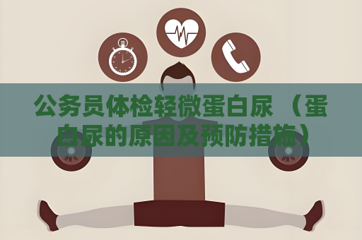 公务员体检轻微蛋白尿 （蛋白尿的原因及预防措施）