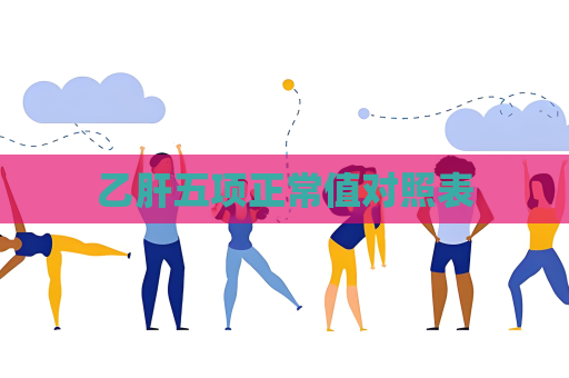 乙肝五项正常值对照表