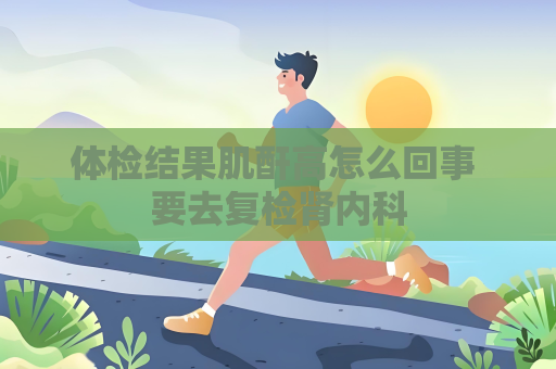 体检结果肌酐高怎么回事 要去复检肾内科