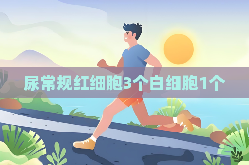 尿常规红细胞3个白细胞1个