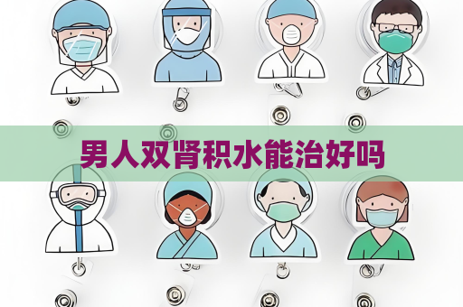 男人双肾积水能治好吗