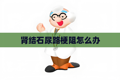 肾结石尿路梗阻怎么办