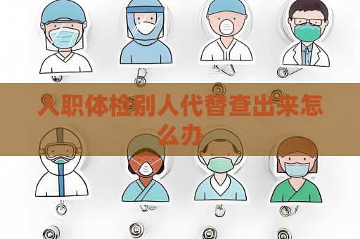 入职体检别人代替查出来怎么办