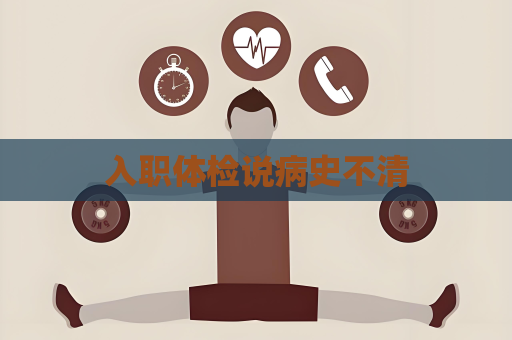 入职体检说病史不清