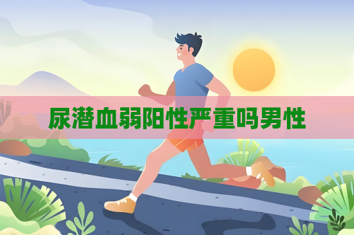 尿潜血弱阳性严重吗男性