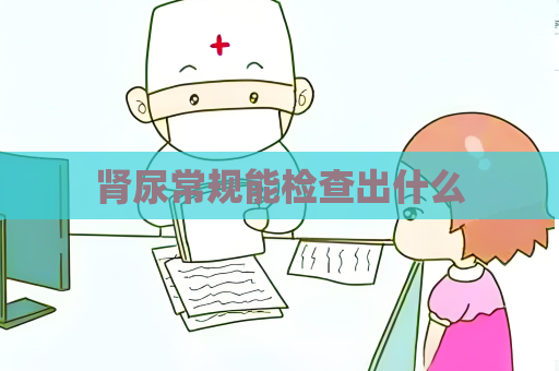 肾尿常规能检查出什么