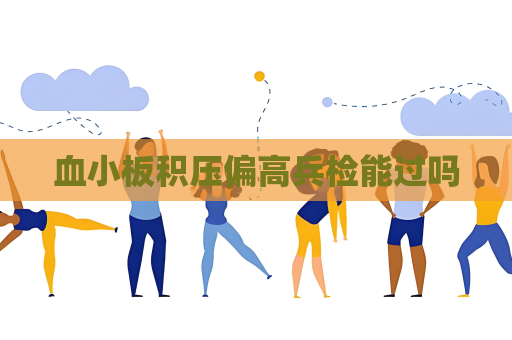 血小板积压偏高兵检能过吗
